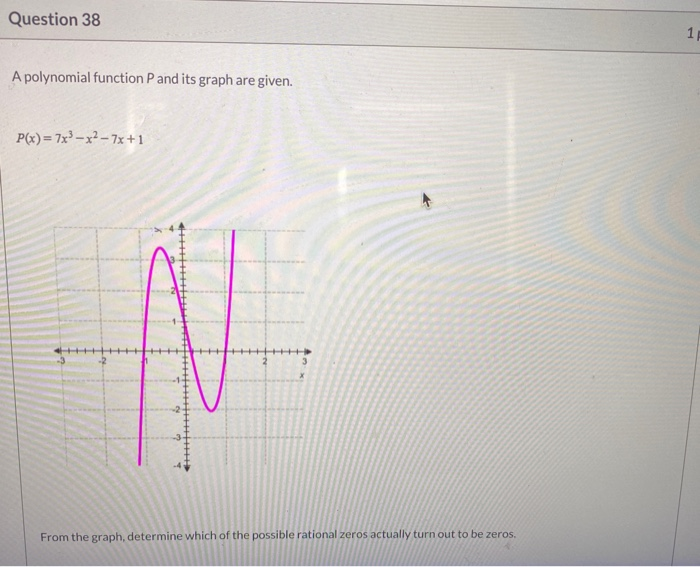 Solved Question 38 1 A Polynomial Function P And Its Graph Chegg solved-question-38-1-a-polynomial-function-p-and-its-graph-chegg
