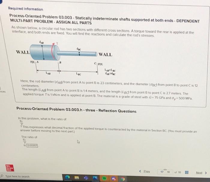 Solved Required Information Process-Oriented Problem 03.003 | Chegg.com