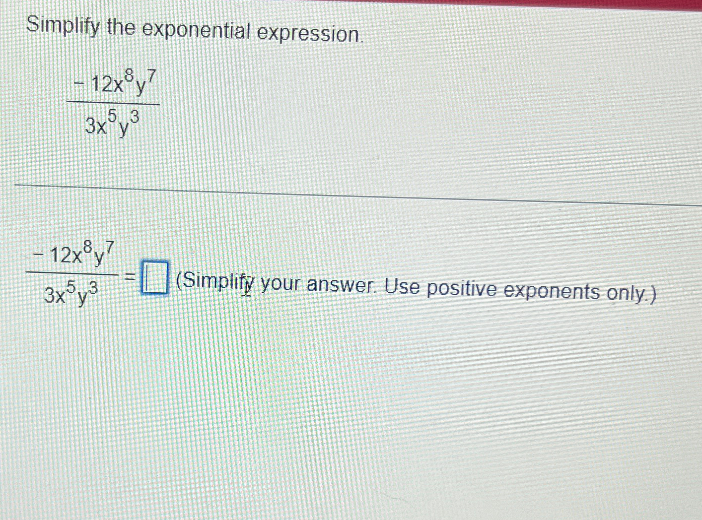 Solved Simplify the exponential | Chegg.com