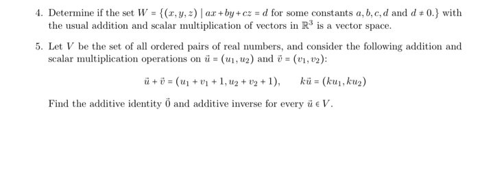 Solved 0 With 4 Determine If The Set W X Y Z Chegg Com