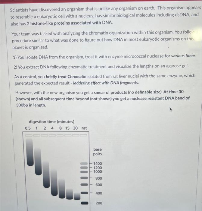 Solved Scientists have discovered an organism that is unlike | Chegg.com