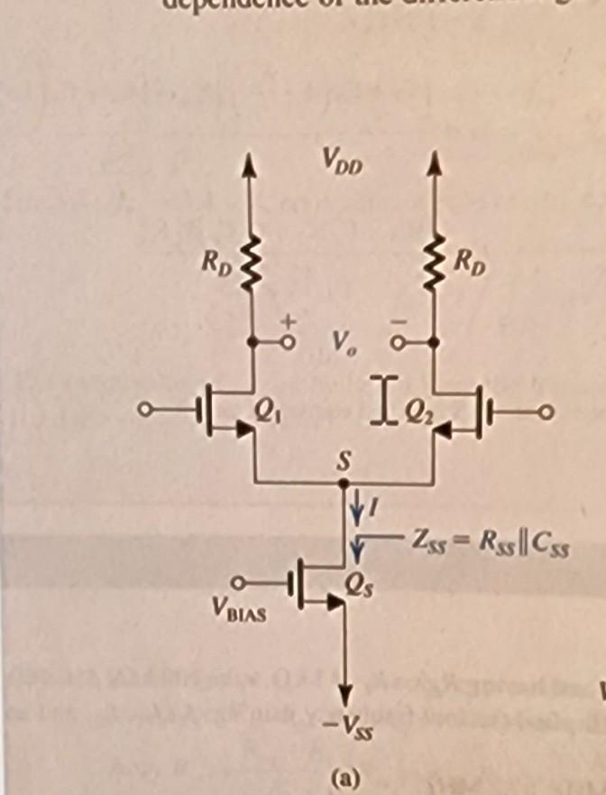 Solved 10.85 A MOSFET differential amplifier such as that