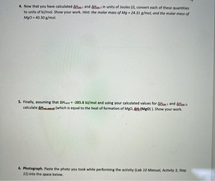 Solved hello. I need help with some calculations on a few | Chegg.com