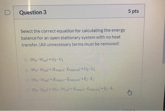 Solved Question 4 5 pts What is the desired output in a | Chegg.com