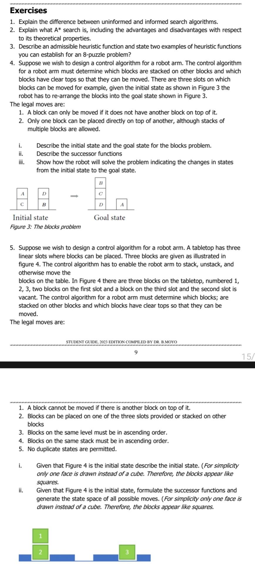 Solved Exercises 1. Explain the difference between | Chegg.com