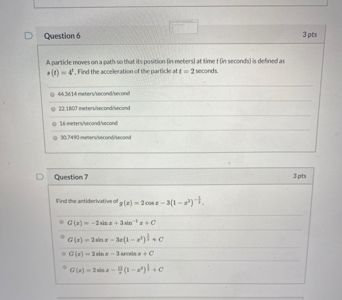 Solved D Question 3 3 pts Find the equation of the normal | Chegg.com