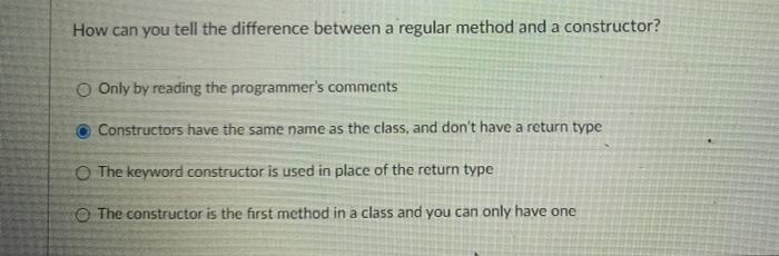 Solved How can you tell the difference between a regular | Chegg.com