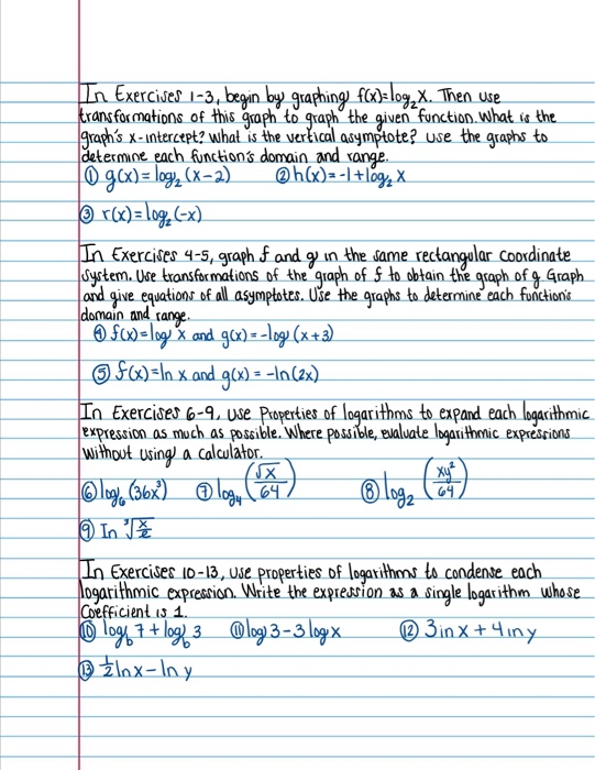 Solved Domain And Range In Exercises 1 3 Begin By Graphi Chegg Com