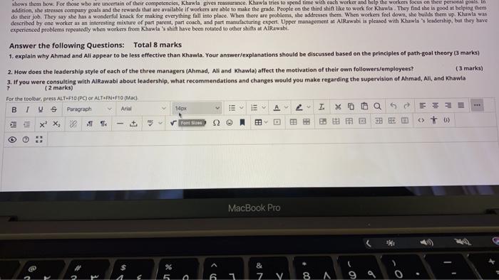Question 1 Case Study read the case study and answer | Chegg.com
