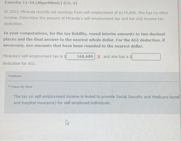 Solved In 2023 , Miranda records net earnings from