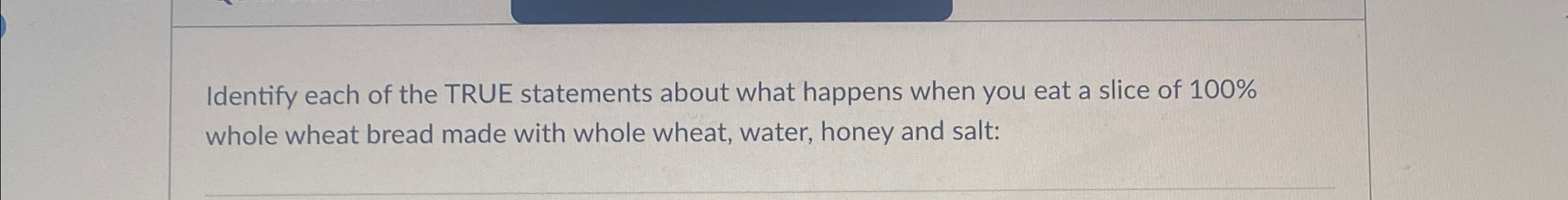 Solved Identify each of the TRUE statements about what | Chegg.com