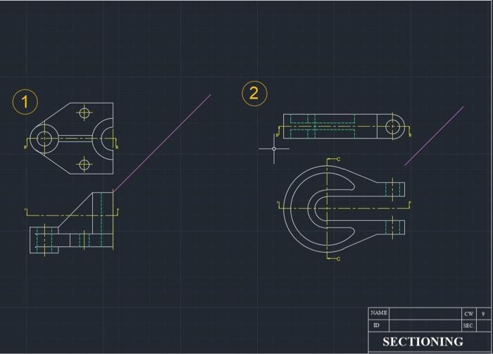 Solved get the sectioning view for the following find the | Chegg.com