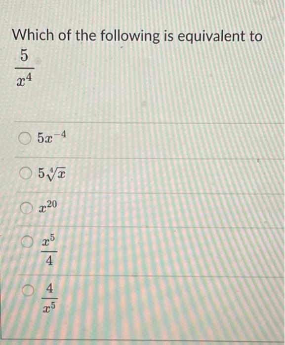 is 4 5 and 12 20 equivalent