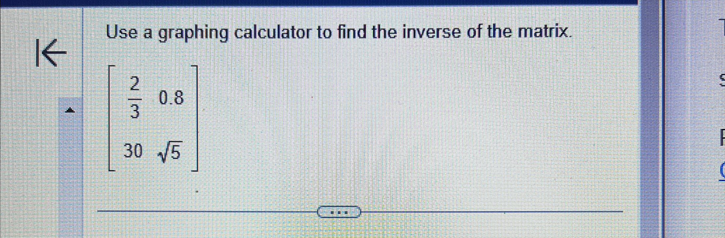 Solved Use a graphing calculator to find the inverse of the | Chegg.com