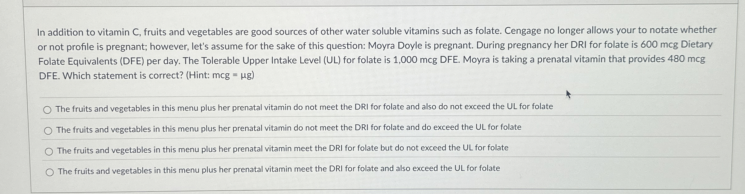 Solved In addition to vitamin C, ﻿fruits and vegetables are