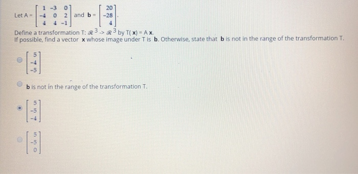 Solved Determine whether the linear transformation T is | Chegg.com