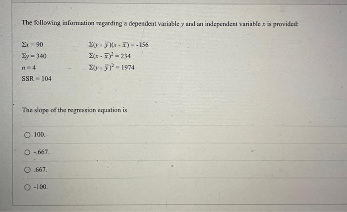 Solved The following information regarding a dependent | Chegg.com