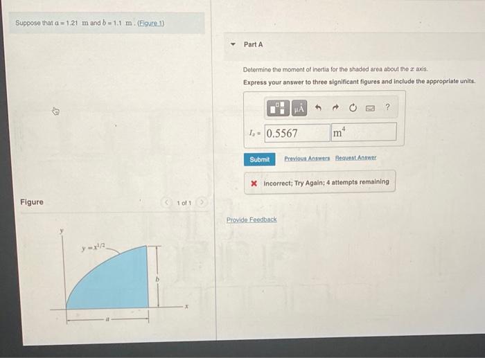 Solved Suppose that a = 1,21 m and b = 1.1 m. (Figure 1) | Chegg.com