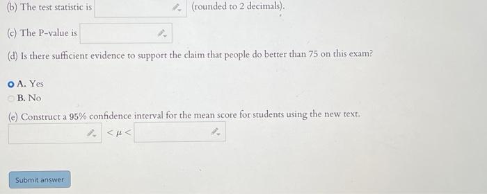 Solved A study is conducted to determine if a newly designed | Chegg.com