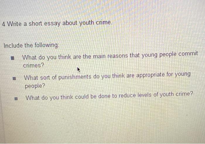 reduce crime essay