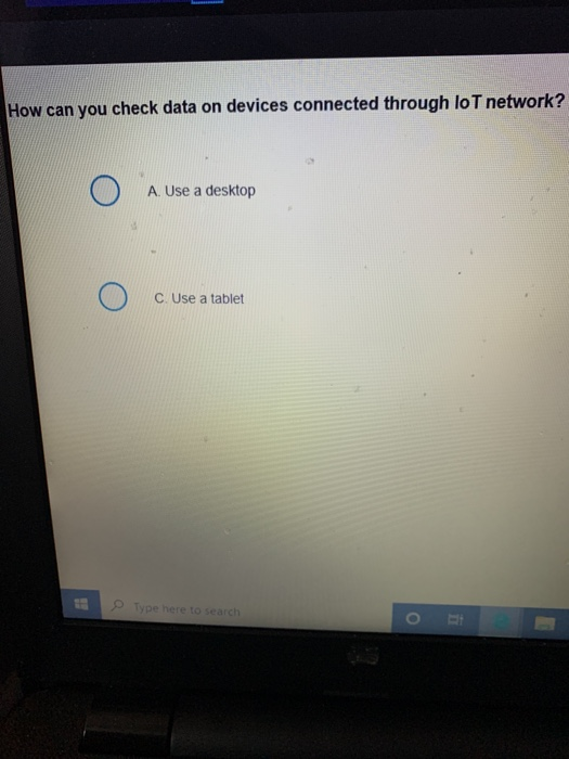 Solved How can you check data on devices connected through | Chegg.com