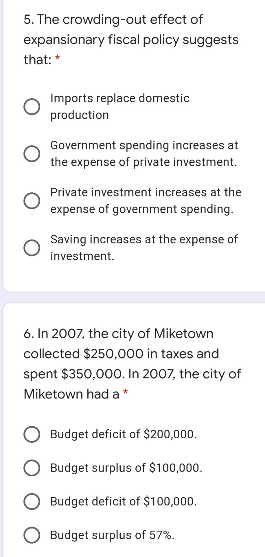 Solved 5. The Crowding-out Effect Of Expansionary Fiscal | Chegg.com