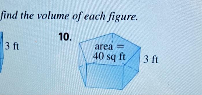 geometry assignment find the volume of each figure answer key