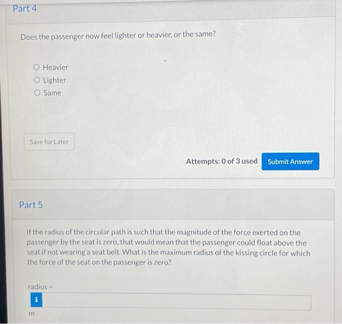 solved-a-passenger-whose-mass-is-67-kg-is-sitting-in-an-chegg