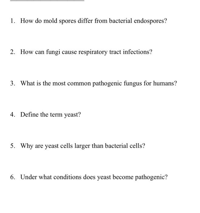 solved-1-how-do-mold-spores-differ-from-bacterial-chegg