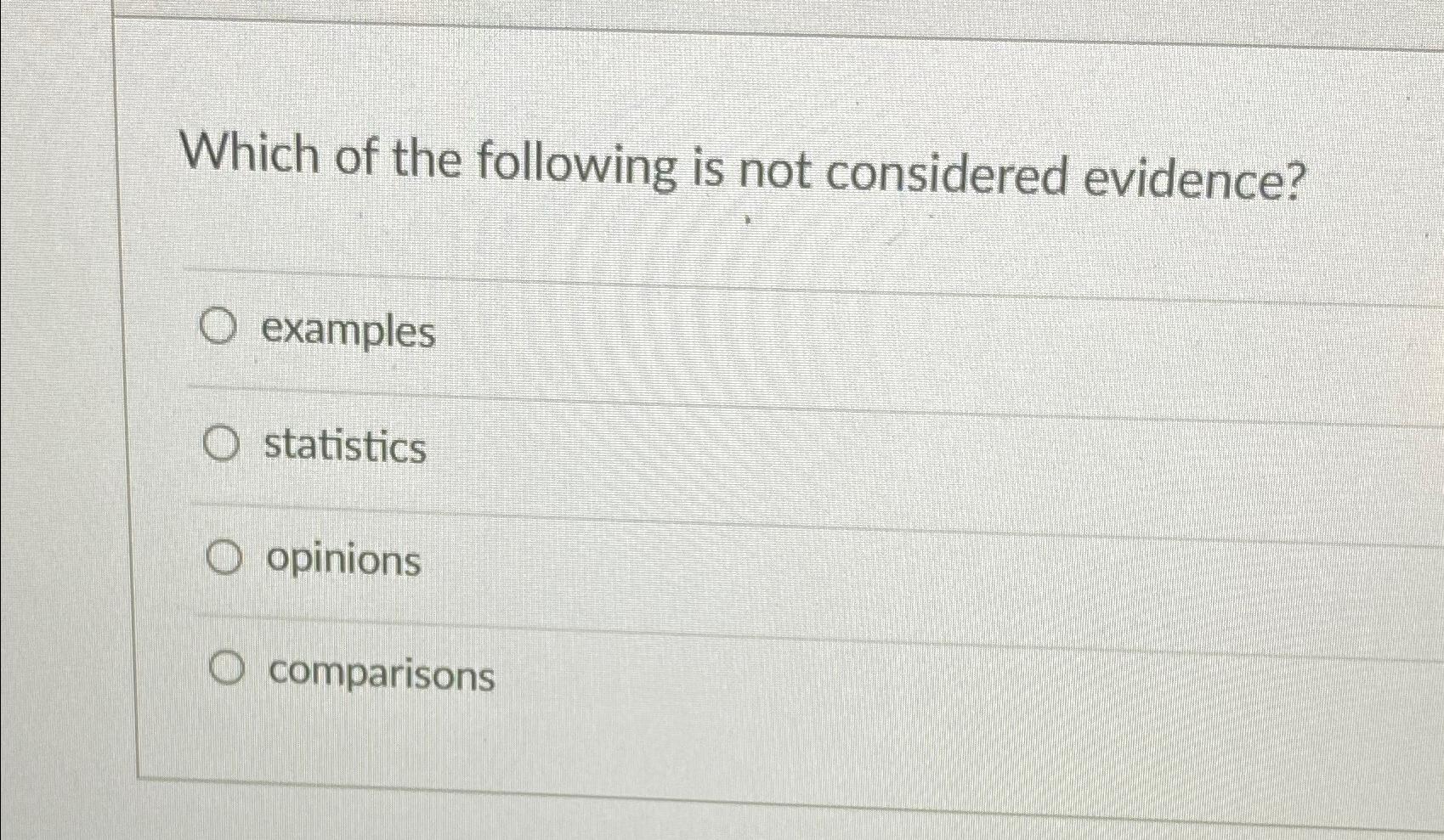 Which of the following is not considered | Chegg.com