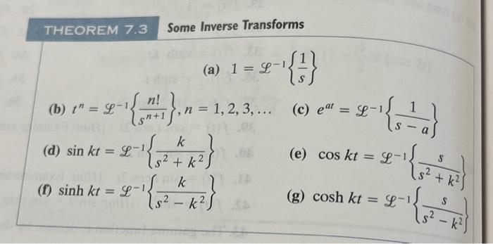 Solved Solve Problem 31, The Second Image Is The Laplace | Chegg.com