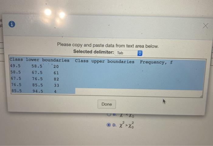 Solved The Frequency Distribution Shows The Results Of 200 Chegg