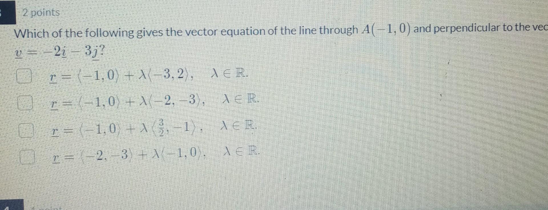 Solved 4 4 1 point Let A(2,-6) and B(-4,8). Select the | Chegg.com