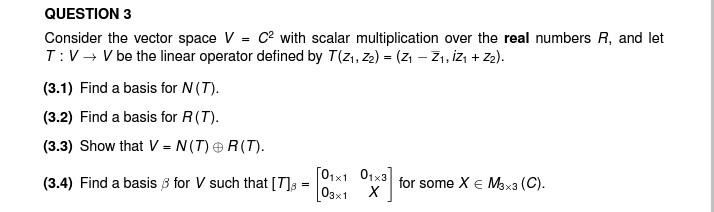 Solved Consider The Vector Space V C2 With Scalar