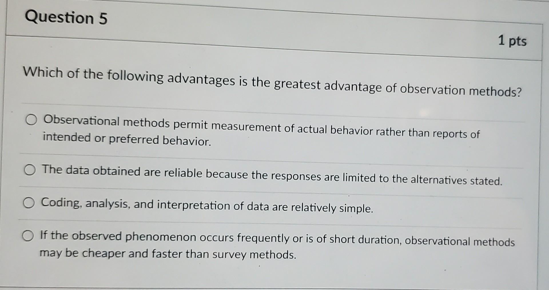 Solved Which of the following advantages is the greatest | Chegg.com