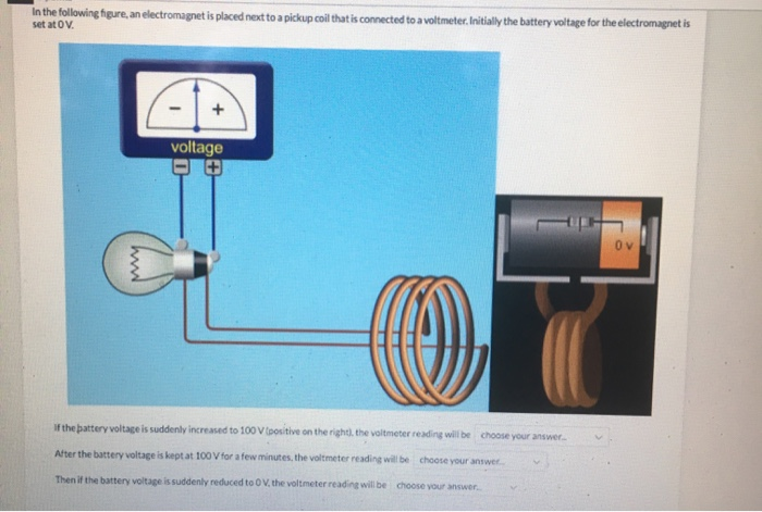 Solved As Shown Below, An Electromagnet And A Bar Magnet Are | Chegg.com