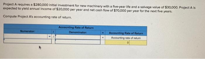 solved-project-a-requires-a-280-000-initial-investment-for-chegg
