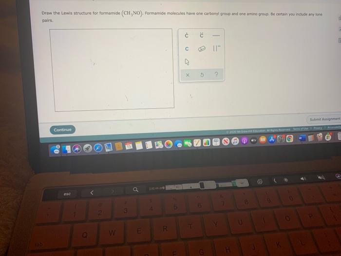 Solved Draw the Lewis structure for formamide (CH, NO). | Chegg.com
