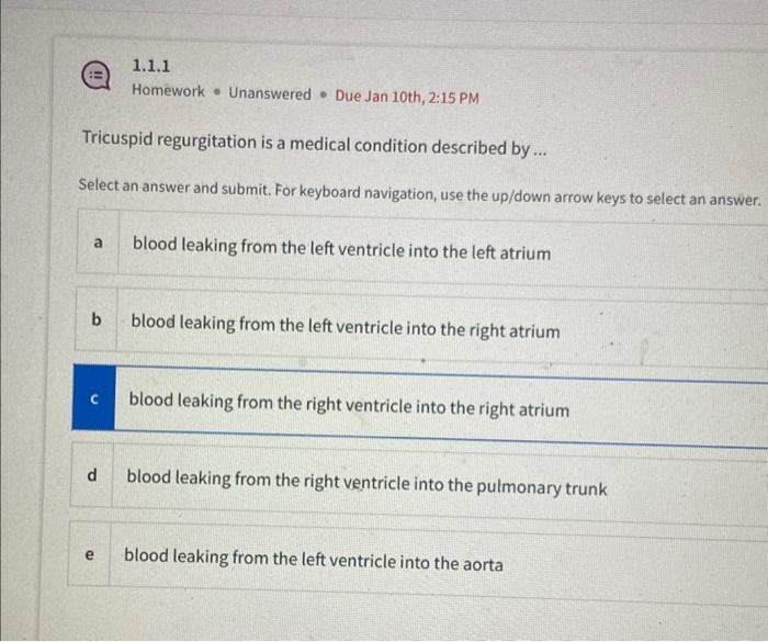 Solved 1.1.1 Homework - Unanswered - Due Jan 10th, 2:15 PM | Chegg.com