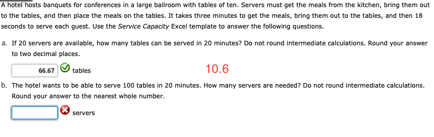 A hotel hosts banquets for conferences in a large | Chegg.com