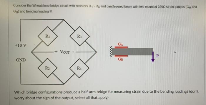 Solved Consider The Wheatstone Bridge Circuit With Resistors Chegg Com