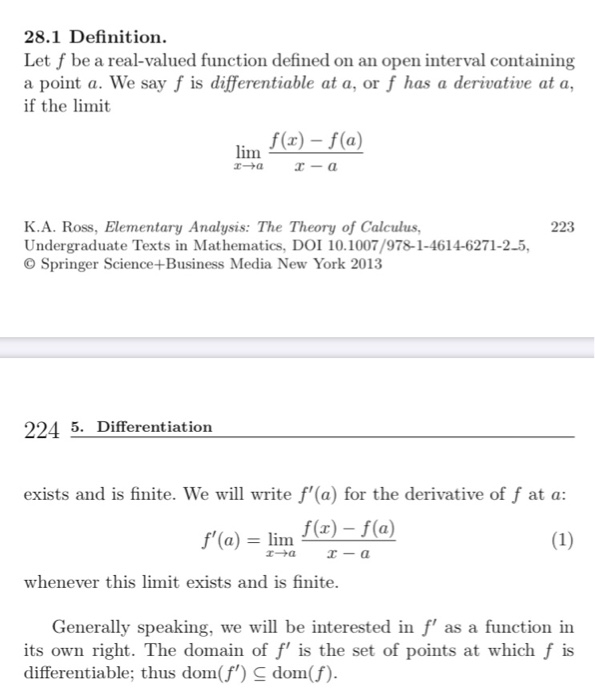 1 Use The Definition Of The Derivative A Let F X Chegg Com