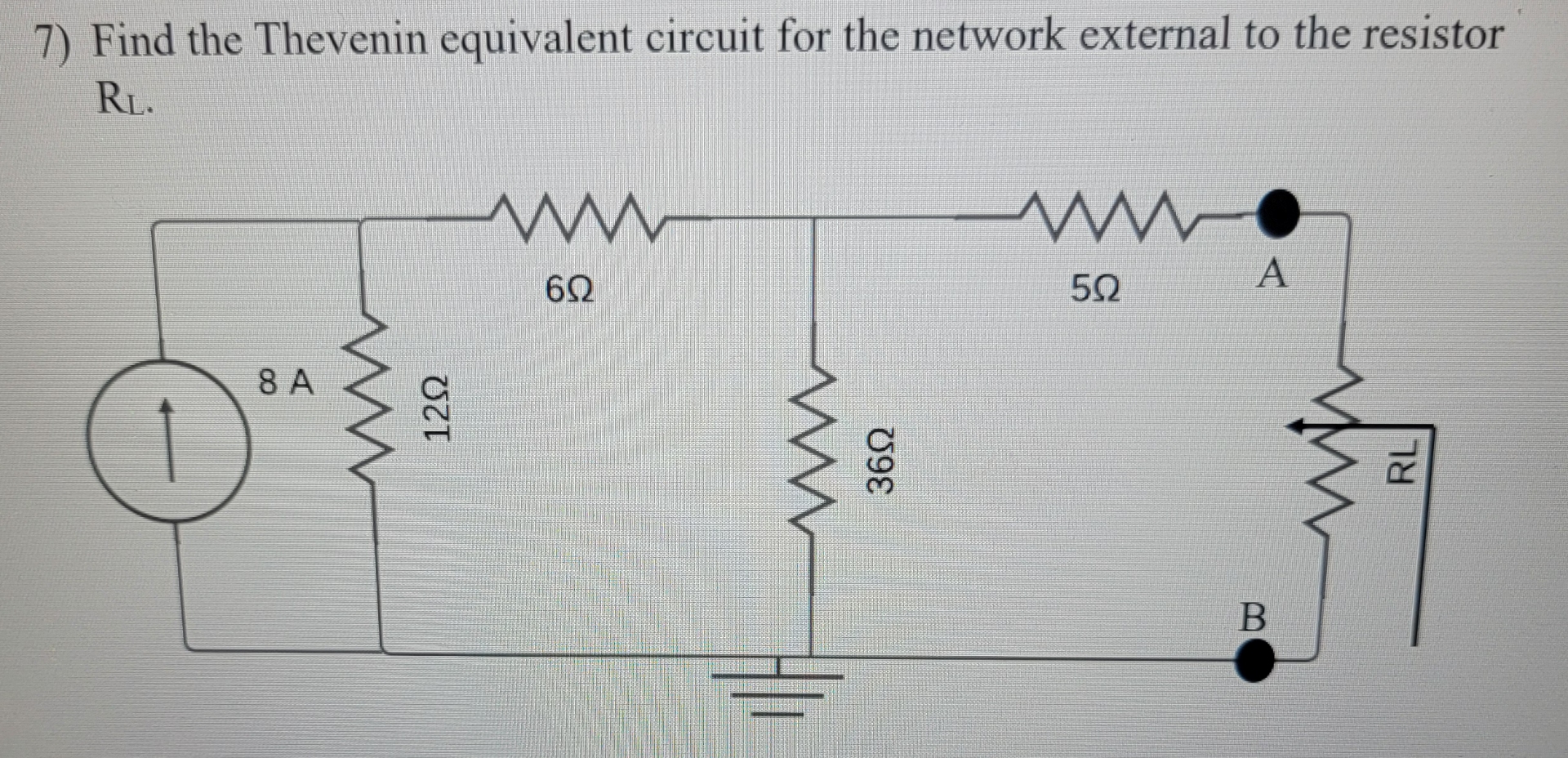 Solved Find the Thevenin equivalent circuit for the network | Chegg.com