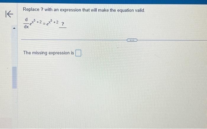 Solved Replace? with an expression that will make the | Chegg.com