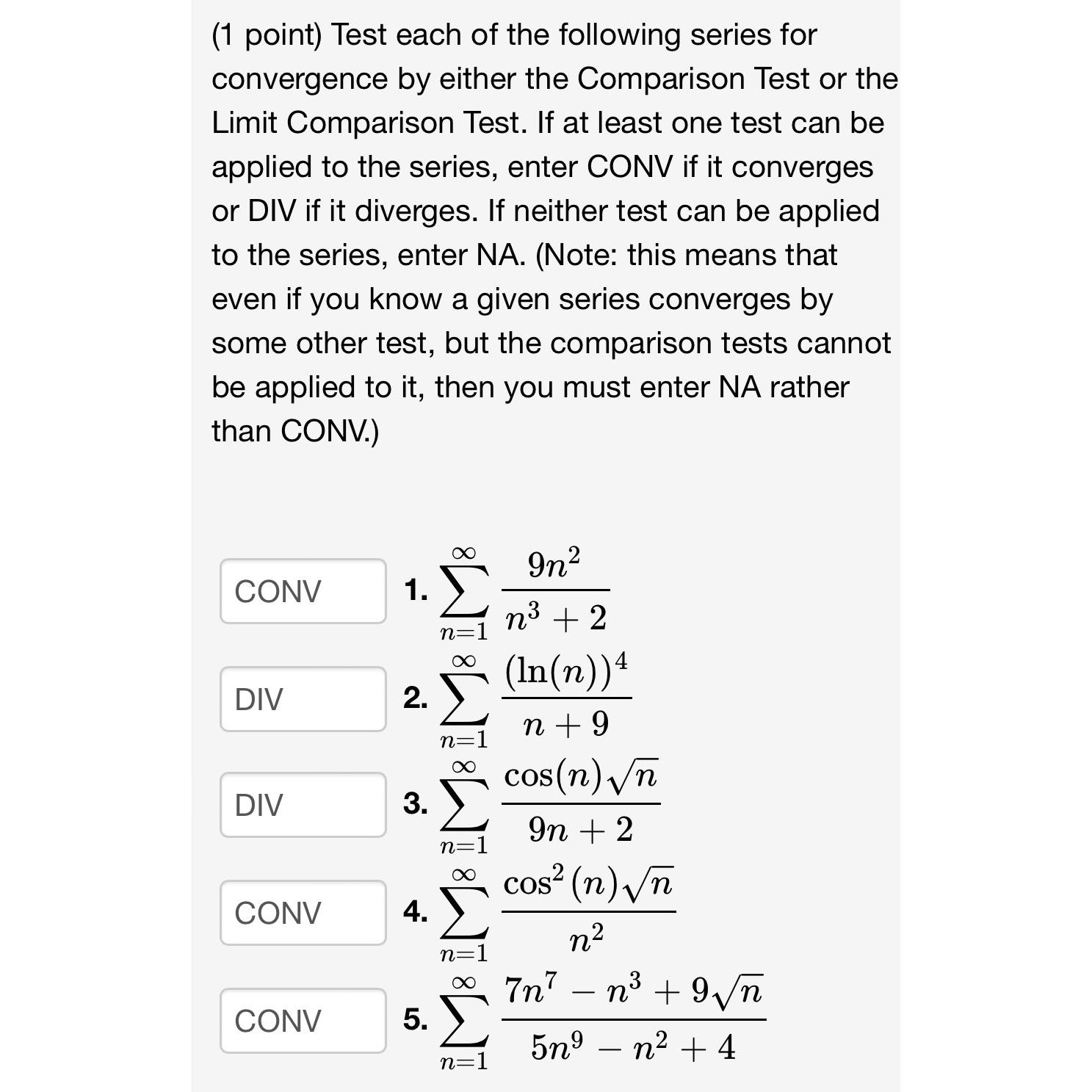 solved-1-point-test-each-of-the-following-series-for-chegg