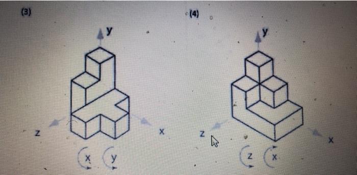Solved Direction: Make neat isometric drawings on an | Chegg.com