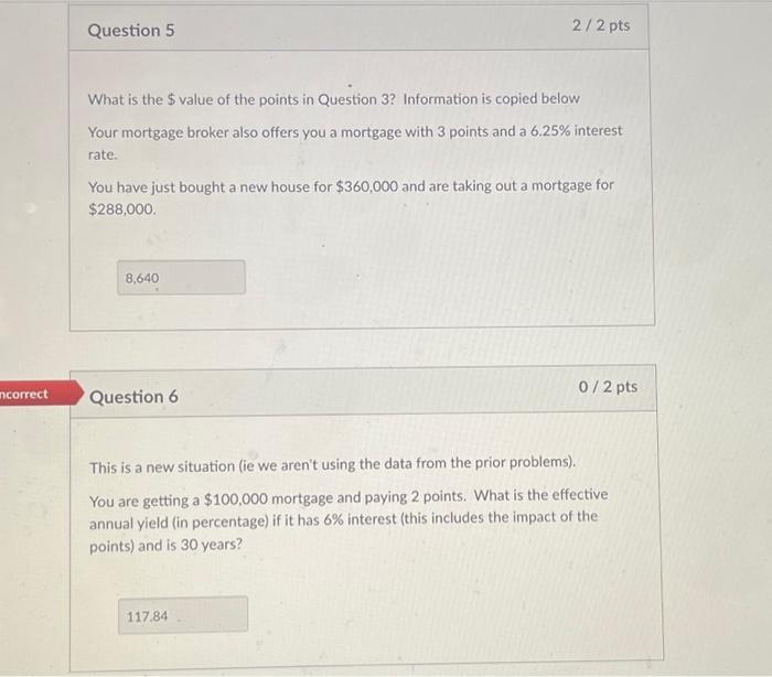 Solved What is the $ value of the points in Question 3? | Chegg.com
