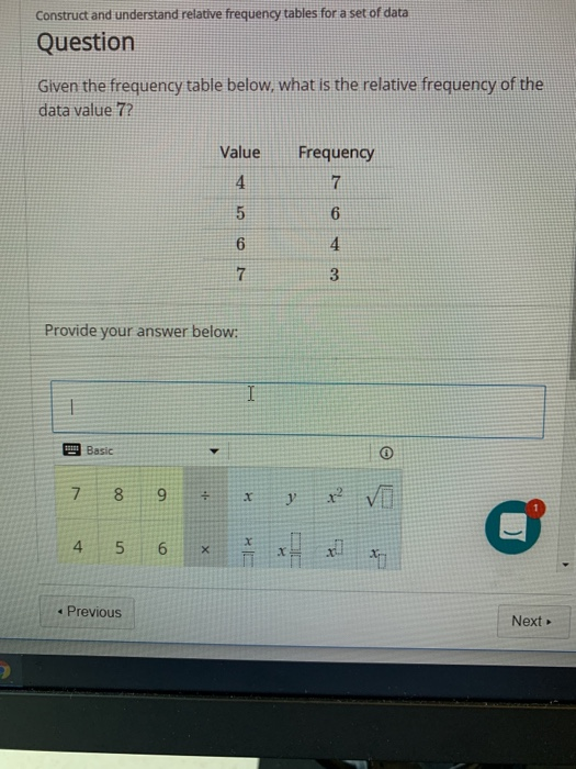 Solved Construct and understand relative frequency tables | Chegg.com