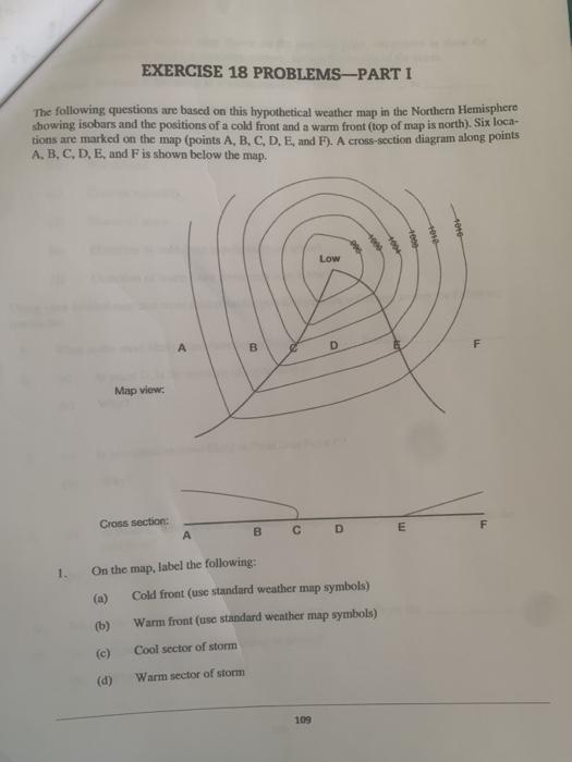 Solved EXERCISE 18 PROBLEMS-PART I The Following Questions | Chegg.com