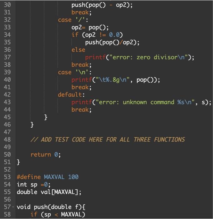 Solved Q) Separate this into separate header and code files, | Chegg.com
